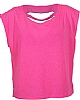 Camiseta Mujer Cortes Lax Nath - Color Fucsia Flúor